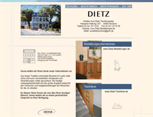 Tablet Screenshot of dietz-bochum.de